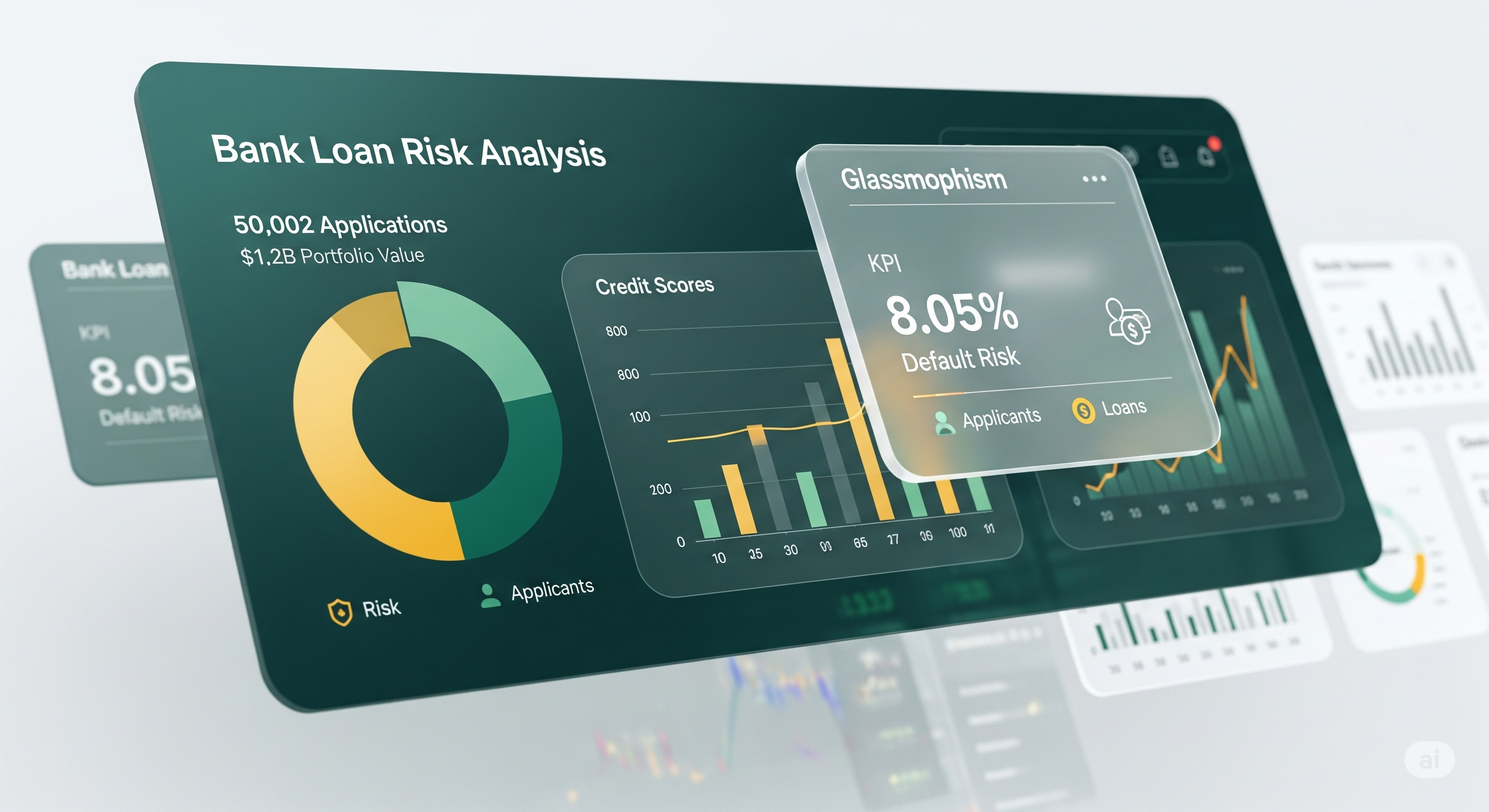 Bank Loan Analysis Dashboard Thumbnail